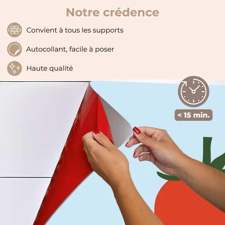 Fond de hotte - Rouge - Tomate - Légume — 4