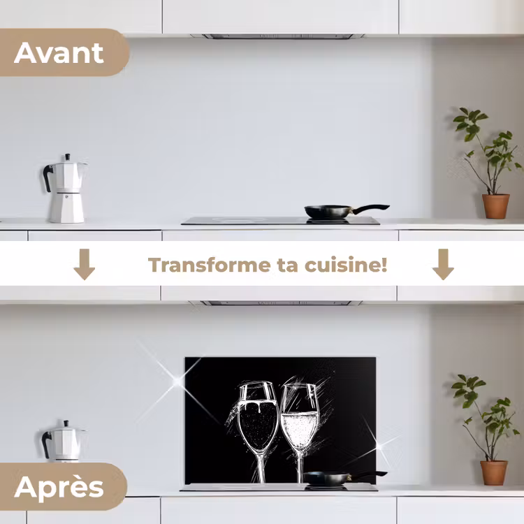 Fond de hotte - Toast noir et blanc — 7