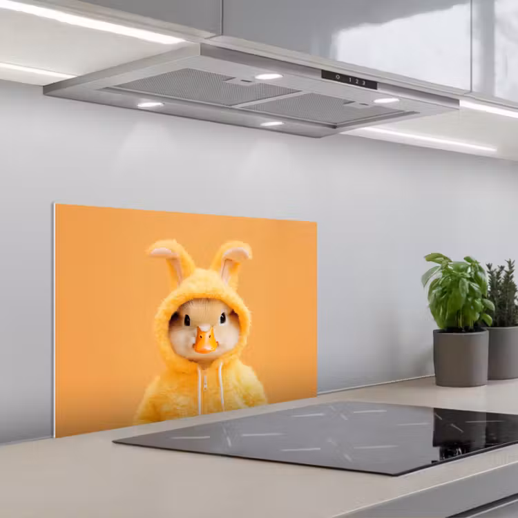 Fond de hotte - Lapin de Pâques - Costume - Canard — 1