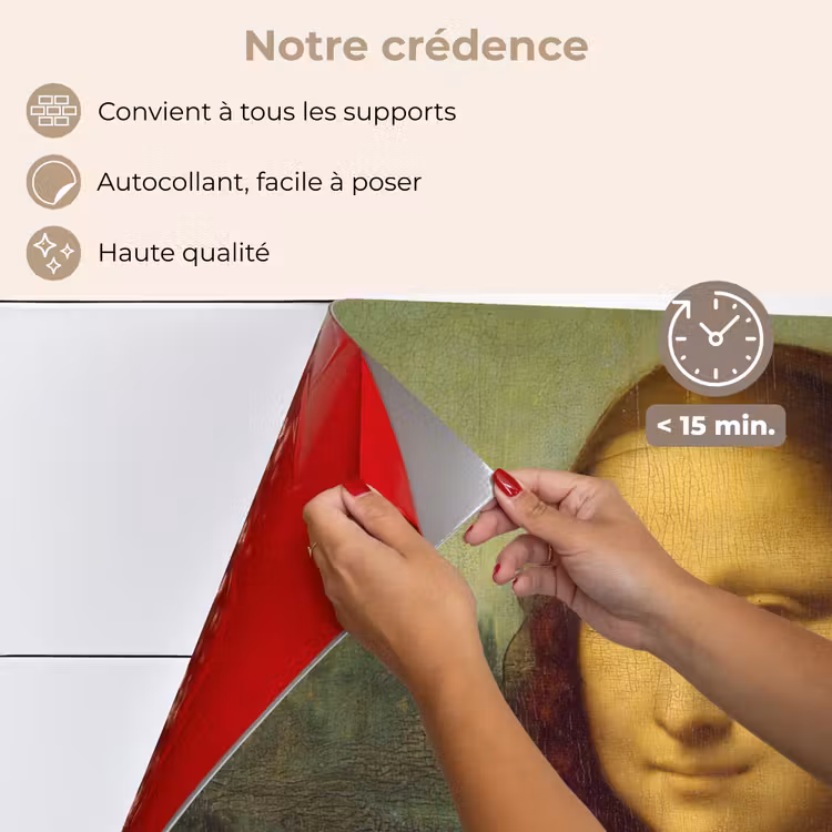 Fond de hotte - Mona Lisa - Léonard de Vinci — 4