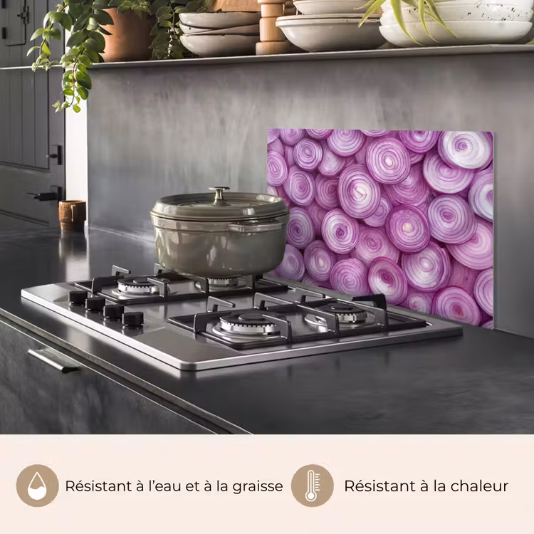 Fond de hotte - Pourpre - Oignons - Gros plan — 2