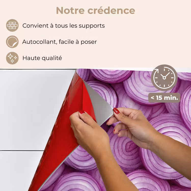Fond de hotte - Pourpre - Oignons - Gros plan — 4