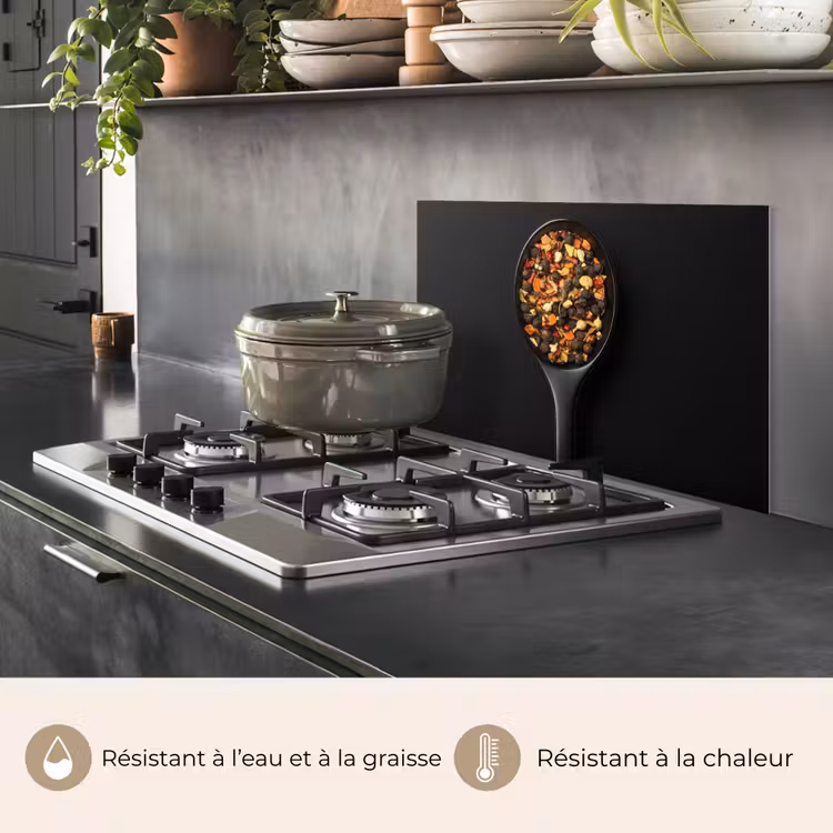 Fond de hotte - Herbes - Noir - Cuillère — 2