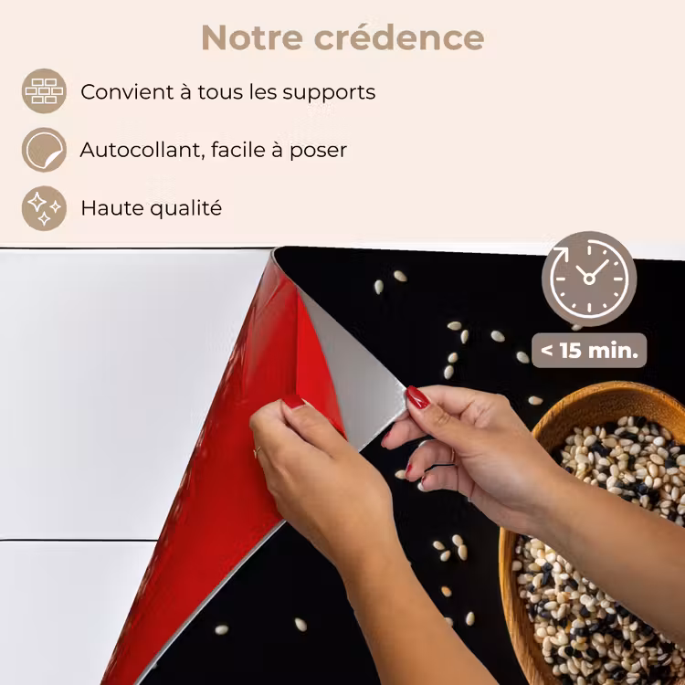 Fond de hotte - Sésame - Cuillère - Noir — 4