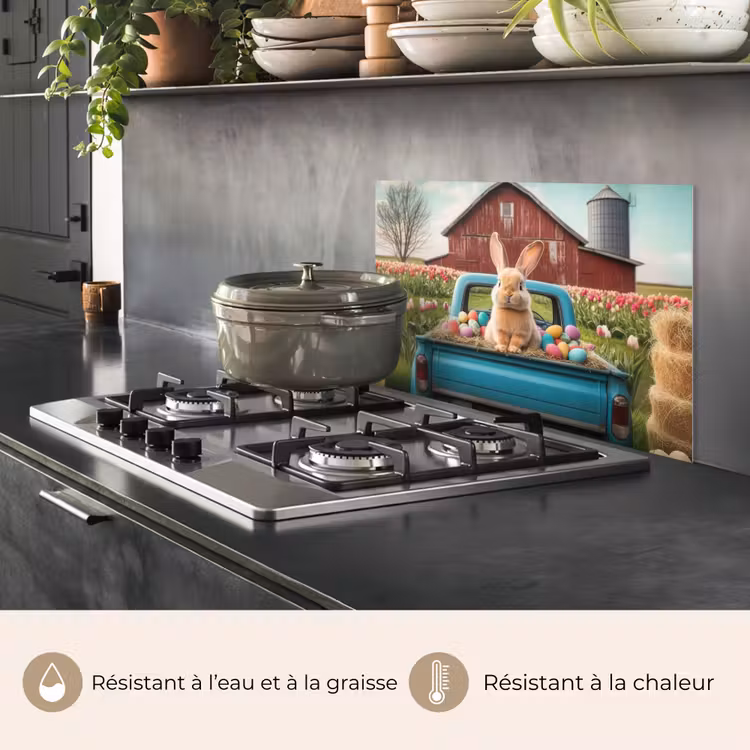 Fond de hotte - Lapin - Ferme - Oeufs — 2