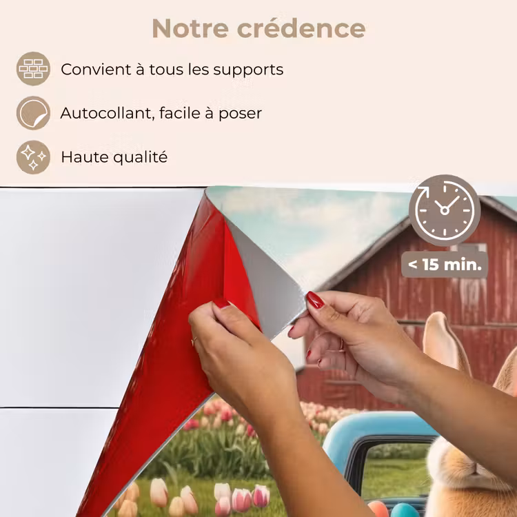 Fond de hotte - Lapin - Ferme - Oeufs — 4