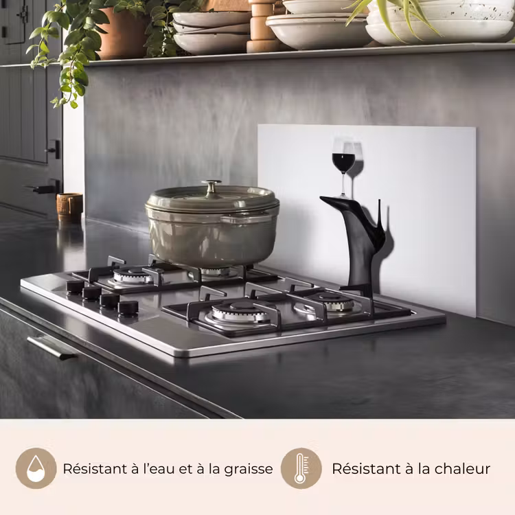 Fond de hotte - Talon - Vin - Minimaliste - Noir — 2