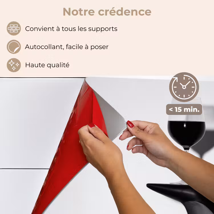 Fond de hotte - Talon - Vin - Minimaliste - Noir — 4