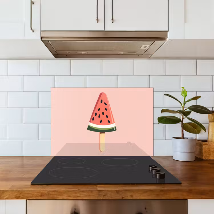Fond de hotte - Pastèque - Glace - Pépins - Rouge — 3