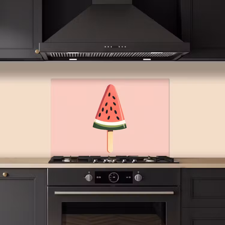 Fond de hotte - Pastèque - Glace - Pépins - Rouge — 5