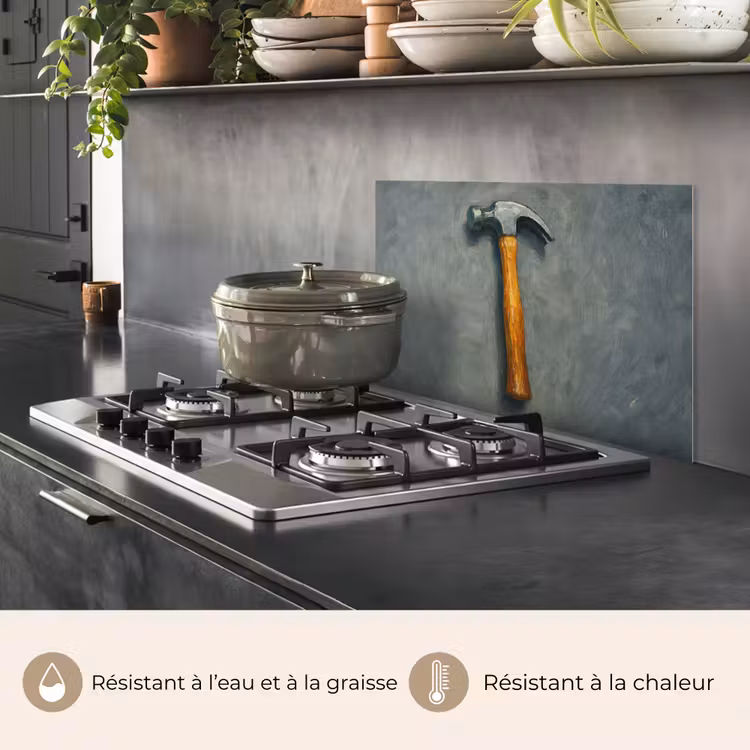 Fond de hotte - Marteau - Peinture - Outils — 2