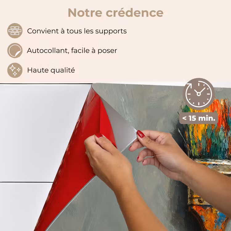 Fond de hotte - Peinture - Pinceau - Peinture — 4