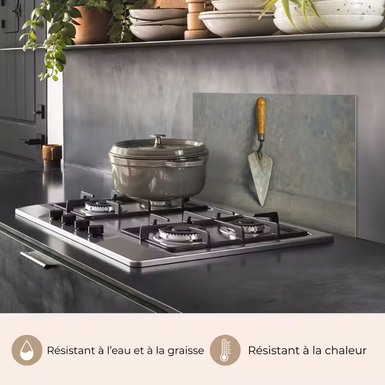 Fond de hotte - Truelle - Peinture - Outils — 2