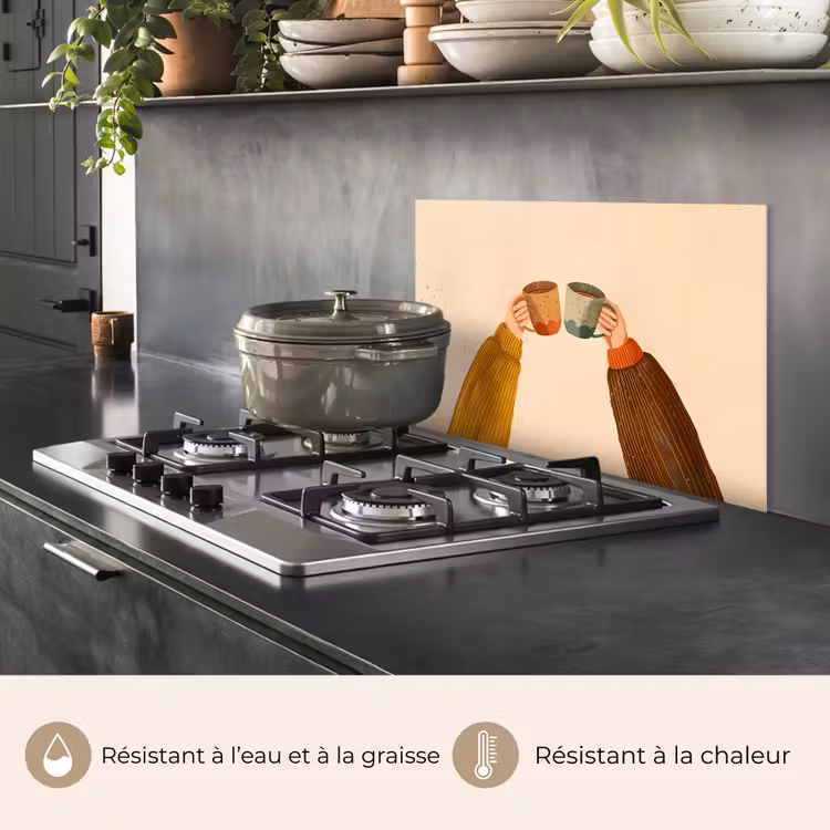 Fond de hotte - Illustration - Mugs - Cheers - Marron — 2