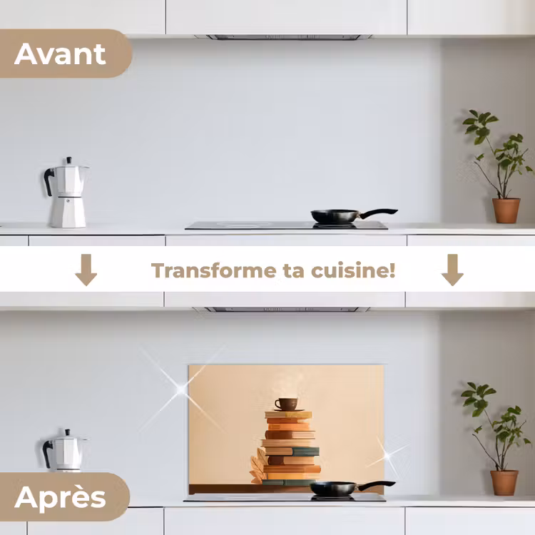 Fond de hotte - Livres - Tour - Café - Beige — 7