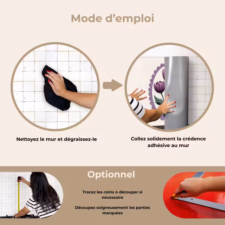 Fond de hotte - Tulipes - Pourpre - Liste - Feuilles — 6