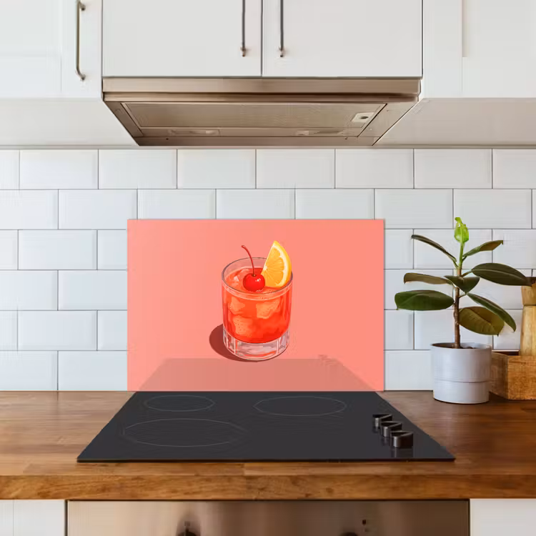 Fond de hotte - Verre - Glaçons - Citron - Cerise — 3