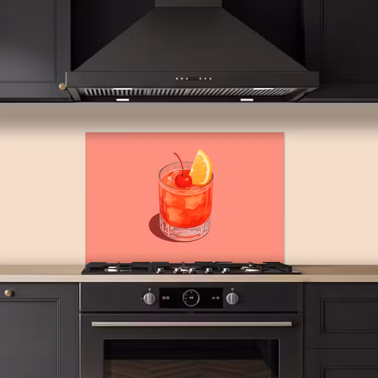 Fond de hotte - Verre - Glaçons - Citron - Cerise — 5