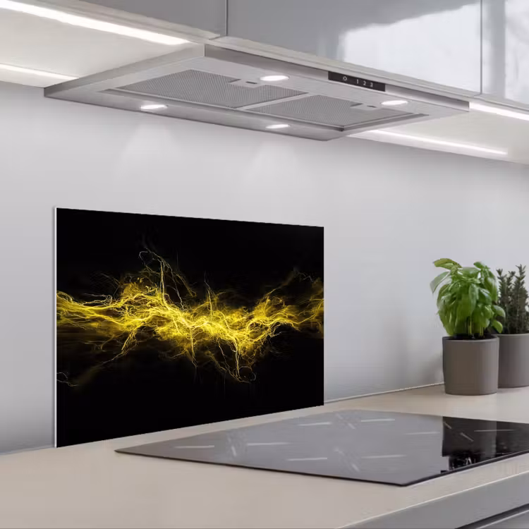 Fond de hotte - Jeux - Électricité - Jaune - Énergie — 1