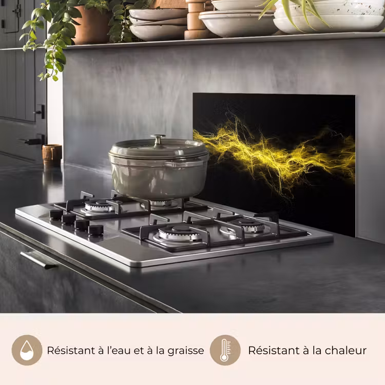 Fond de hotte - Jeux - Électricité - Jaune - Énergie — 2