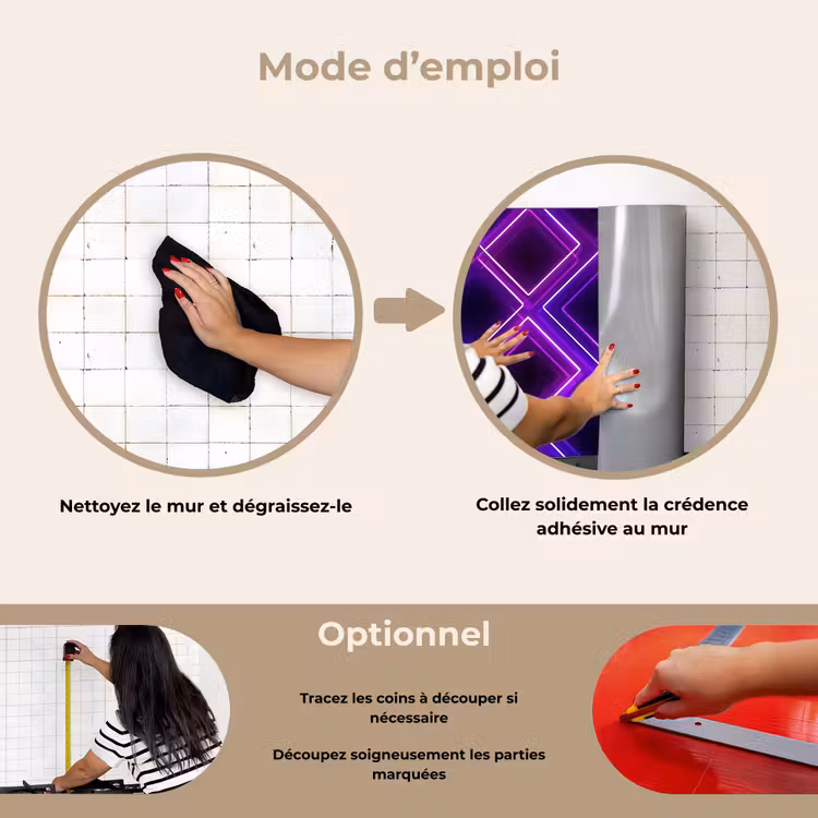 Fond de hotte - Jeux - Diamants - Néon - Violet — 6
