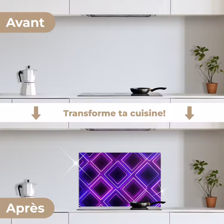 Fond de hotte - Jeux - Diamants - Néon - Violet — 7