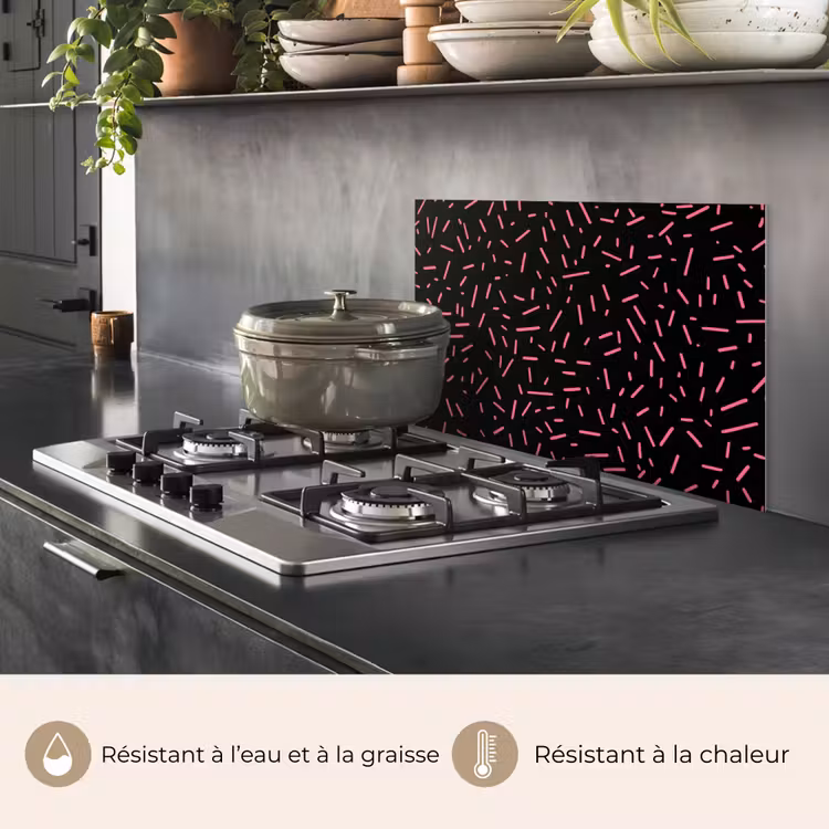 Fond de hotte - Jeux - Rayures - Rose - Abstrait — 2