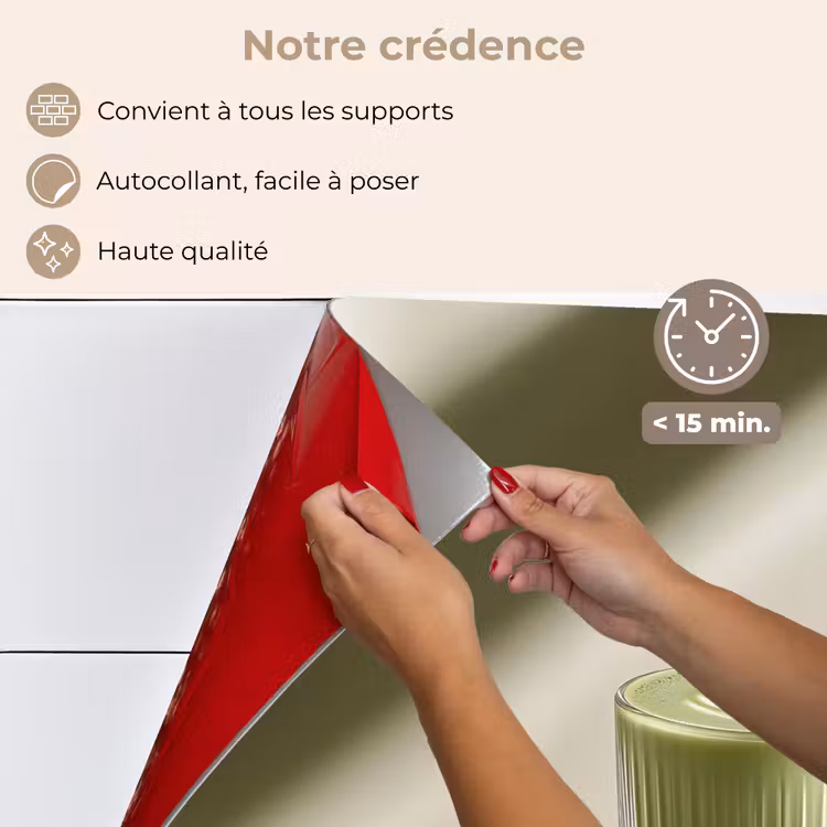 Fond de hotte - Matcha - Verre - Vert - Minimaliste — 4