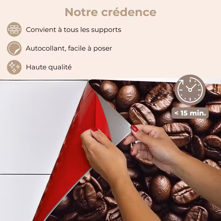 Fond de hotte - Haricots - Gros plan - Marron foncé — 4