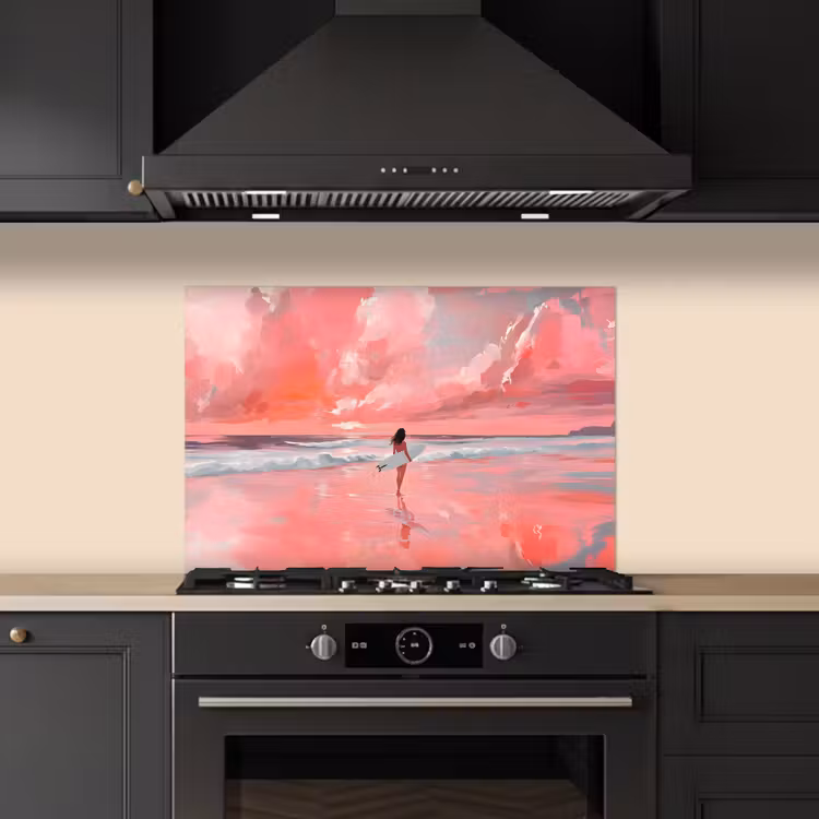 Fond de hotte - Rose - Surf - Mer — 5