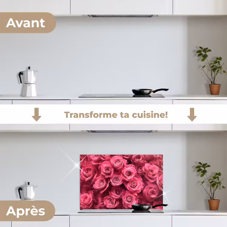 Fond de hotte - Roses - Rose - Fleur — 7
