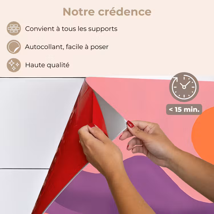 Fond de hotte - Soleil - Collines - Violet - Abstrait — 4