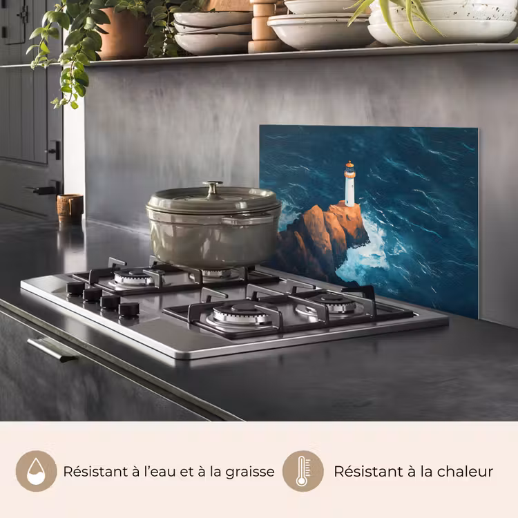 Fond de hotte - Phare - Rocher - Mer - Vagues — 2