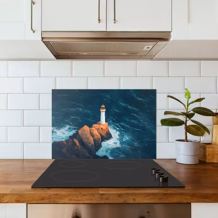 Fond de hotte - Phare - Rocher - Mer - Vagues — 3