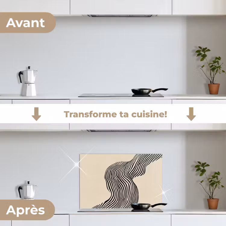Fond de hotte - Ondulations - Lignes - Abstrait - Silhouette — 7