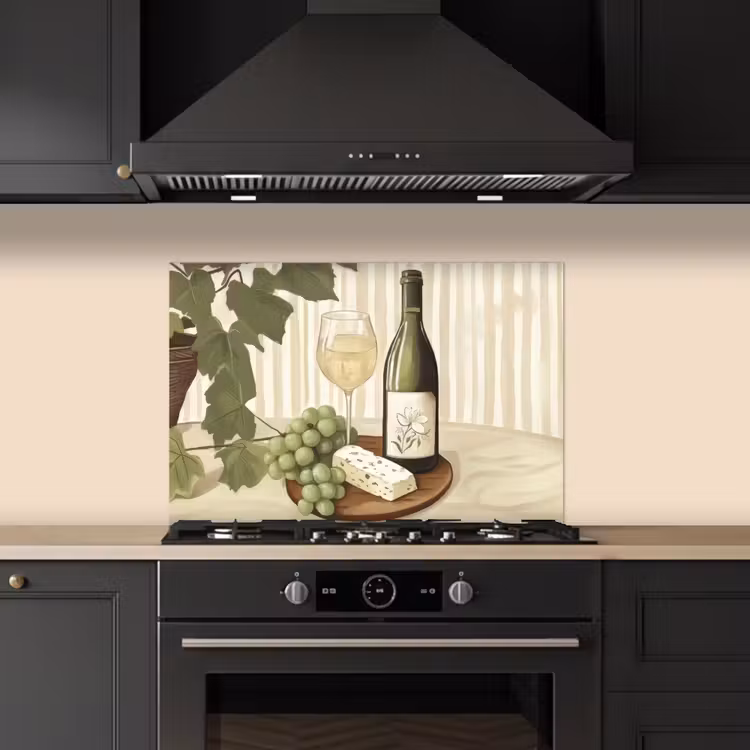 Fond de hotte - Vin - Raisins - Fromage - Feuilles — 5