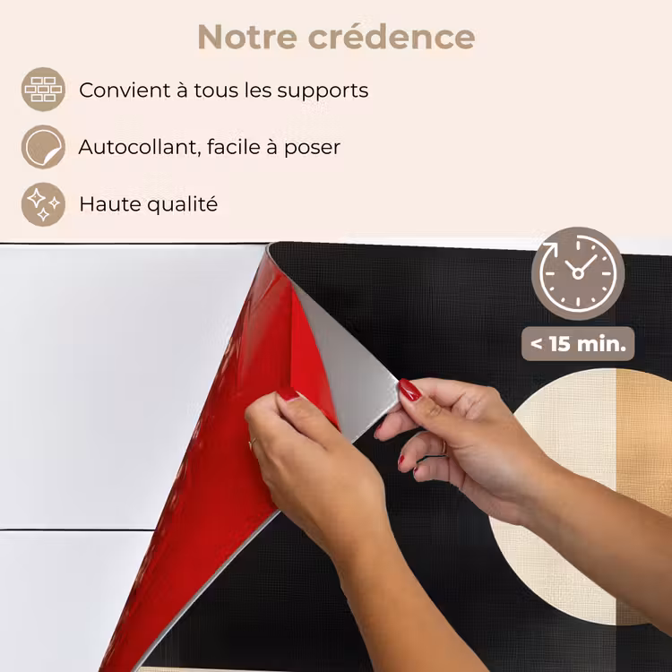 Fond de hotte - Lune - Cercle - Or — 4