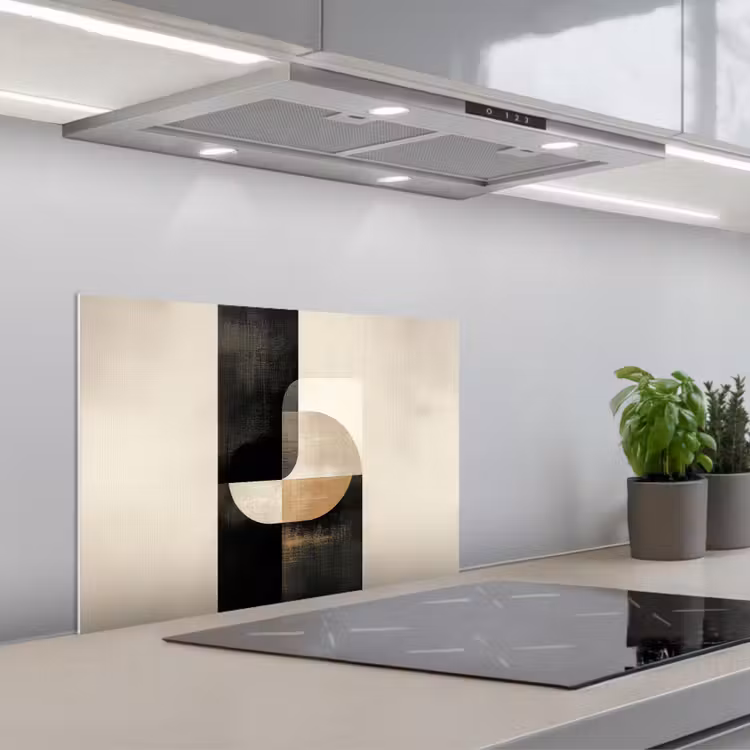 Fond de hotte - Moderne - Carré - Formes — 1