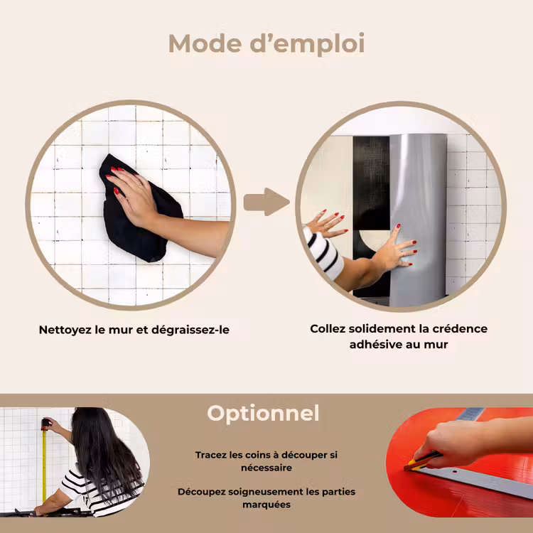 Fond de hotte - Moderne - Carré - Formes — 6