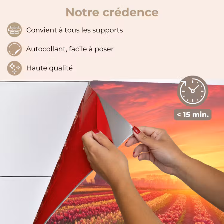 Fond de hotte - Moulin à vent - Coucher de soleil - Paysage — 4