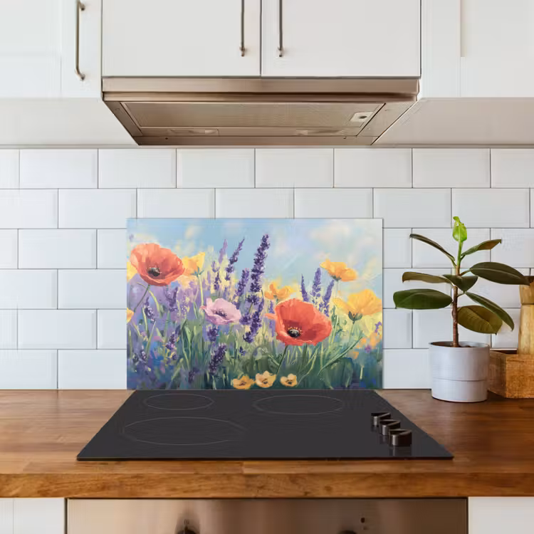 Fond de hotte - Prairie - Fleurs - Coloré — 3