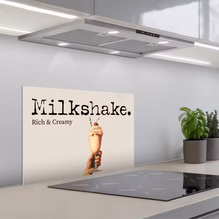 Fond de hotte - Milkshake - Cerise - paille — 1