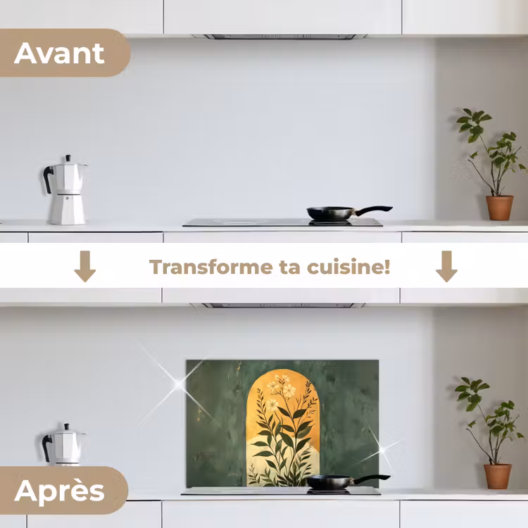 Fond de hotte - Plante - Fleurs - Blanc — 7