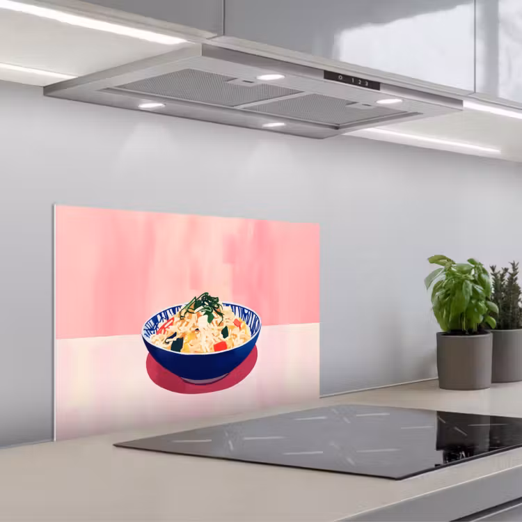 Fond de hotte - Riz - Illustration - Bol - Légumes — 1