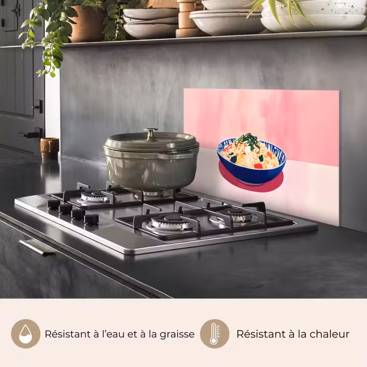 Fond de hotte - Riz - Illustration - Bol - Légumes — 2