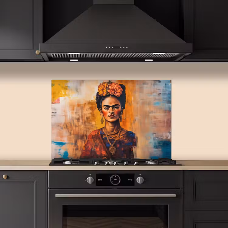 Fond de hotte - Portrait - Bijoux - Peinture — 5