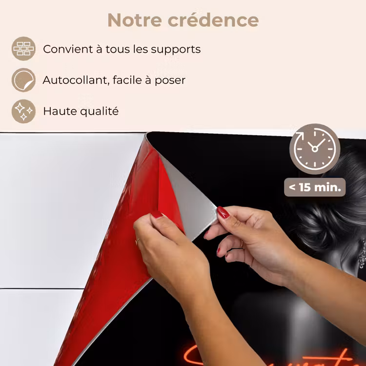 Fond de hotte - Vin - Femme - Néon - Citation — 4