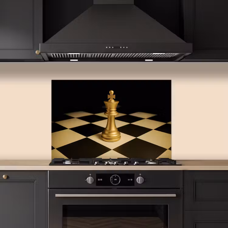 Fond de hotte - Pièce d'échecs - Roi - Échiquier - Bloqué — 5