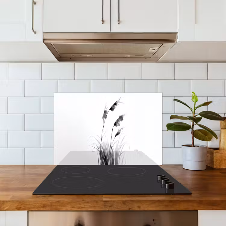 Fond de hotte - Minimalist - Stalks - White — 3