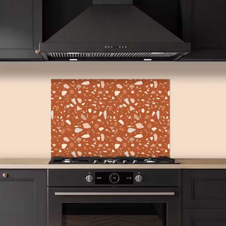 Fond de hotte - Terrazzo - Motif - Argile — 5